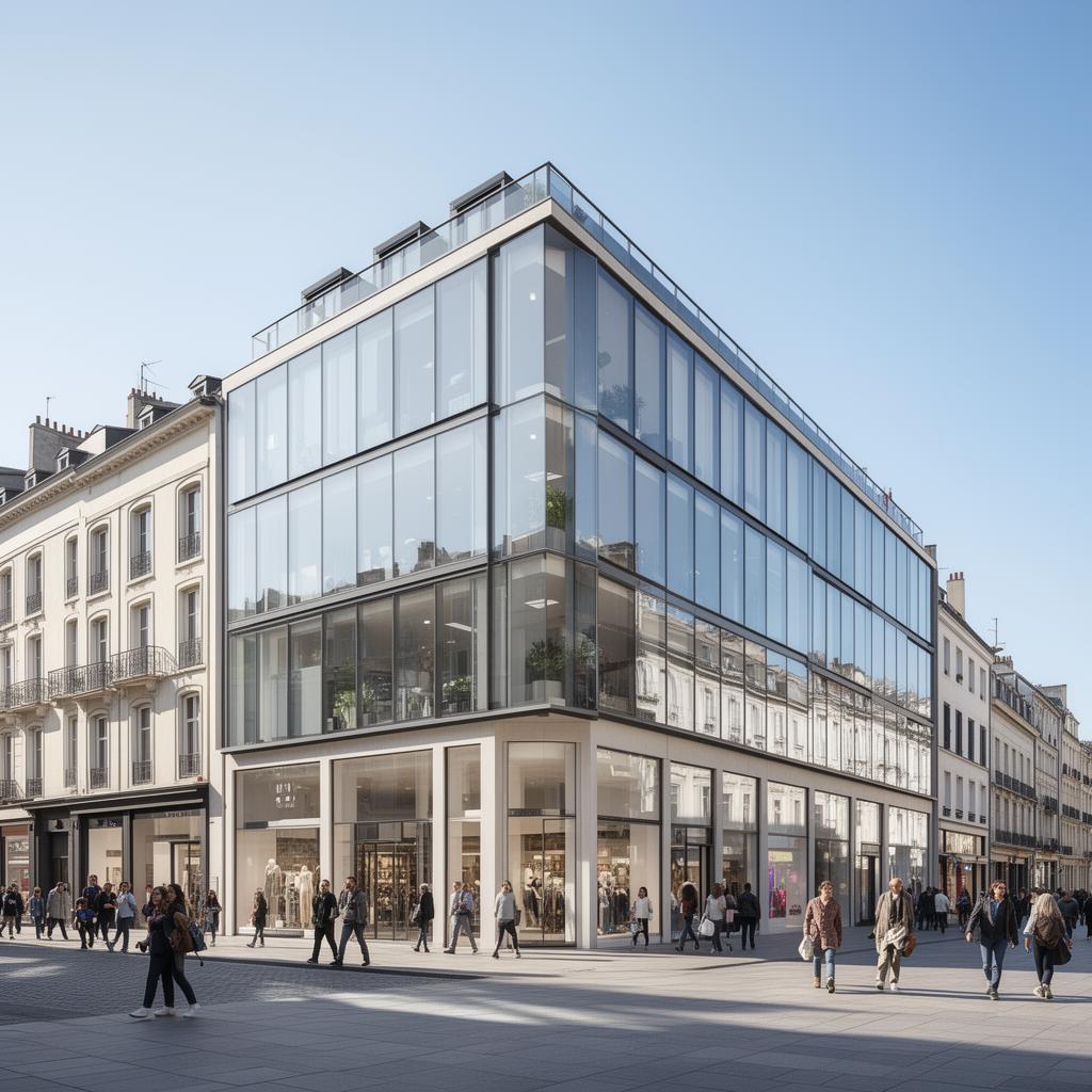 Moderne Gewerbeimmobilie mit Retailflächen und Büros — typische Objekte für die RELAXA Gewerbeverwaltung