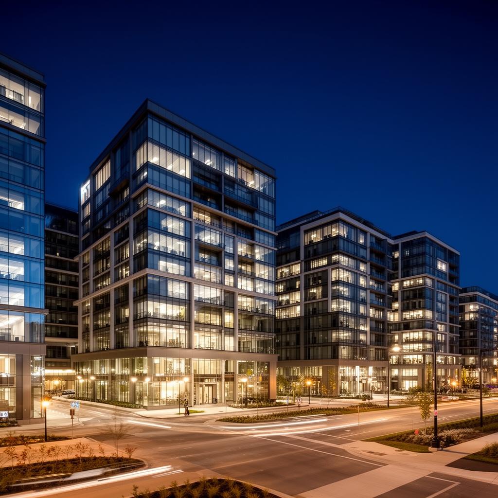 Moderne Immobilienportfolio